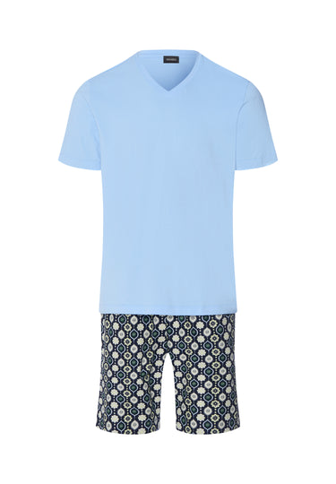 Night And Day S/Slv Pajama | Stitched Minimal 72353-1231